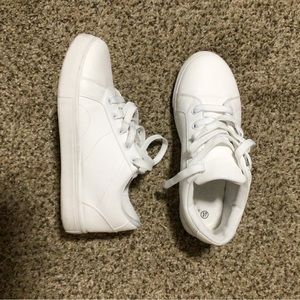 White sneakers